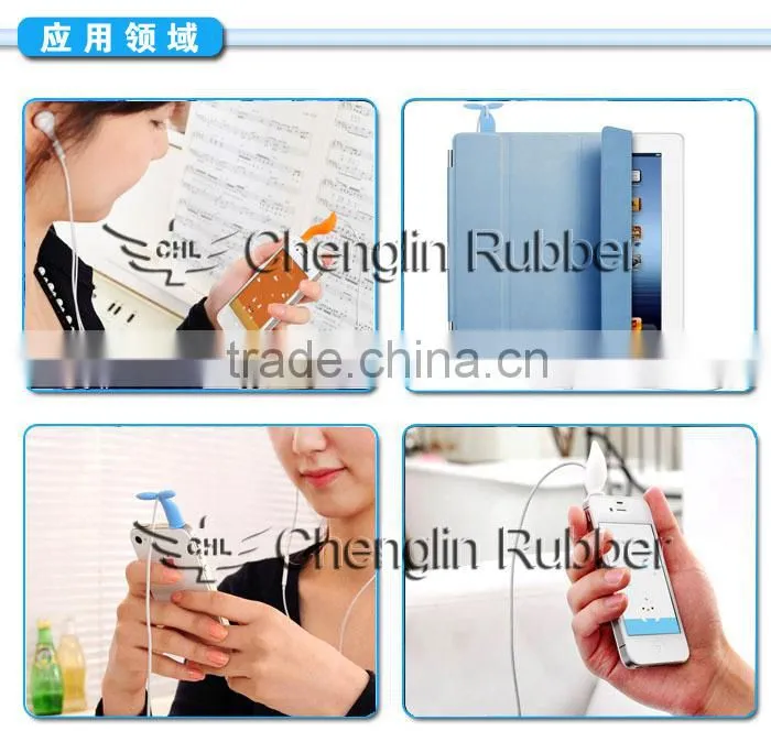 lovely cartoon style for earphone anti dust plug