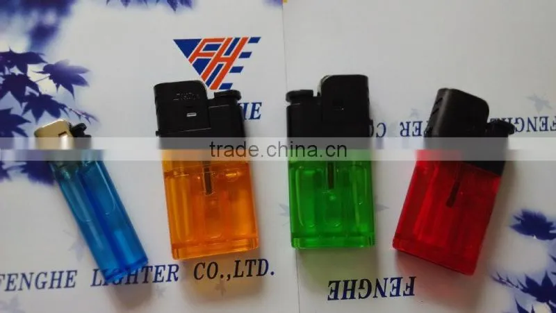 cheap mini king disposable cigarette fint lighter with ISO9994&CR FH-216