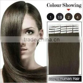 Blonde Color Cheap Hair Extensions,Pu Weft Tape Remy Hair Extensions