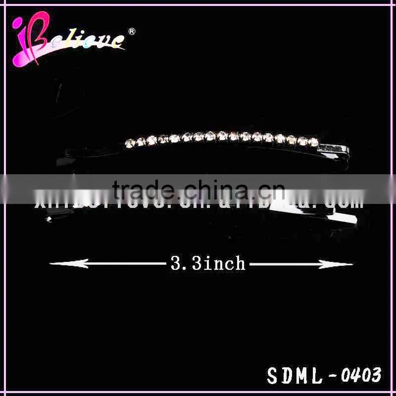 Mini hair clip wholesale crystal diamond hair pins,fashion headwear for girls