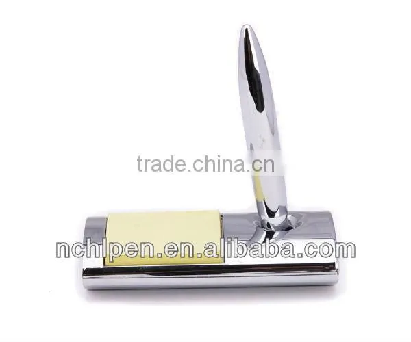 promotional pen with note stick,stand pen