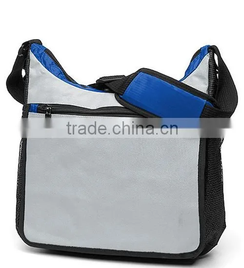 Polyester daily leisure shoulder bag for men