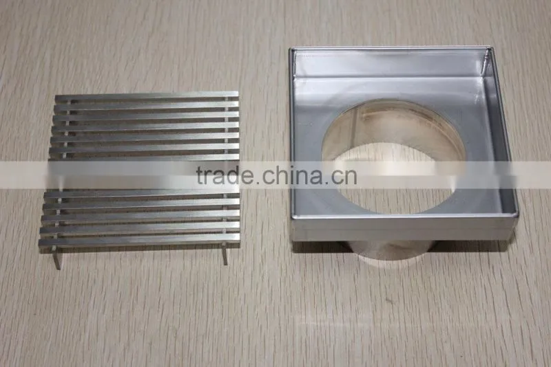 square concrete floor drain/floor drain trap