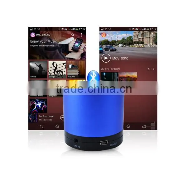 Portable with hands-free mini micro usb wireless bluetooth speaker for smart phone
