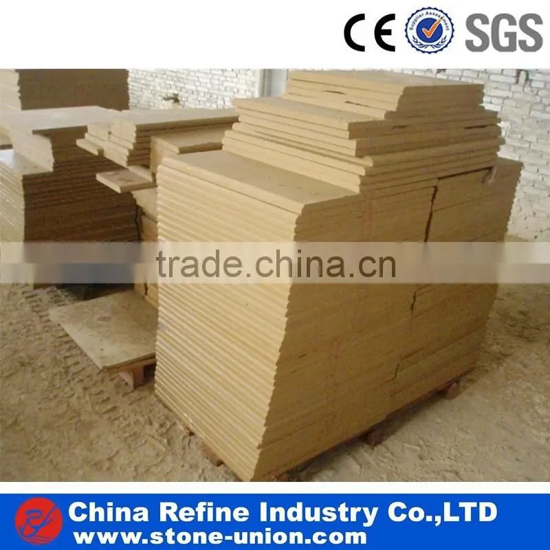 Multicolor sandstone tiles