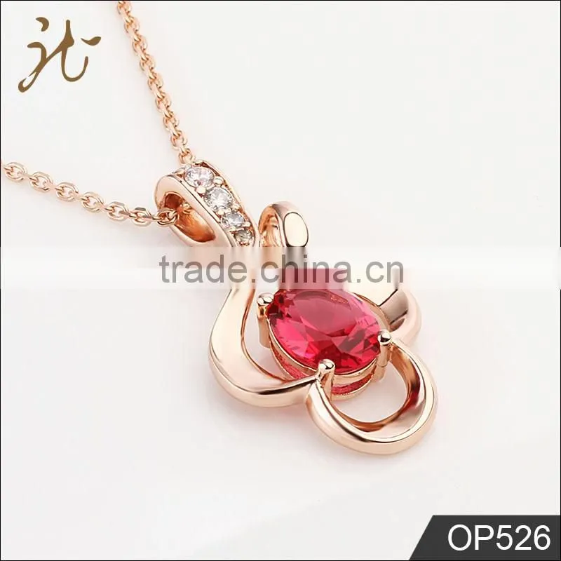 Fashion high quality new develop gold pendant for lady