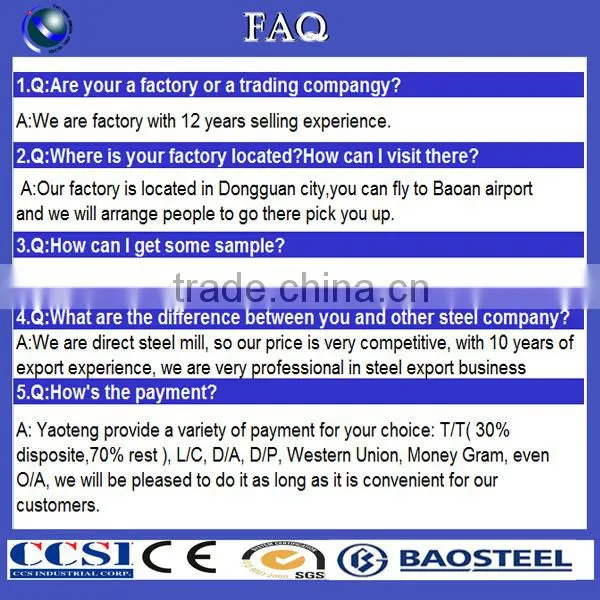 p20/618/1.2311 plastic mold steel/p20 steel plate