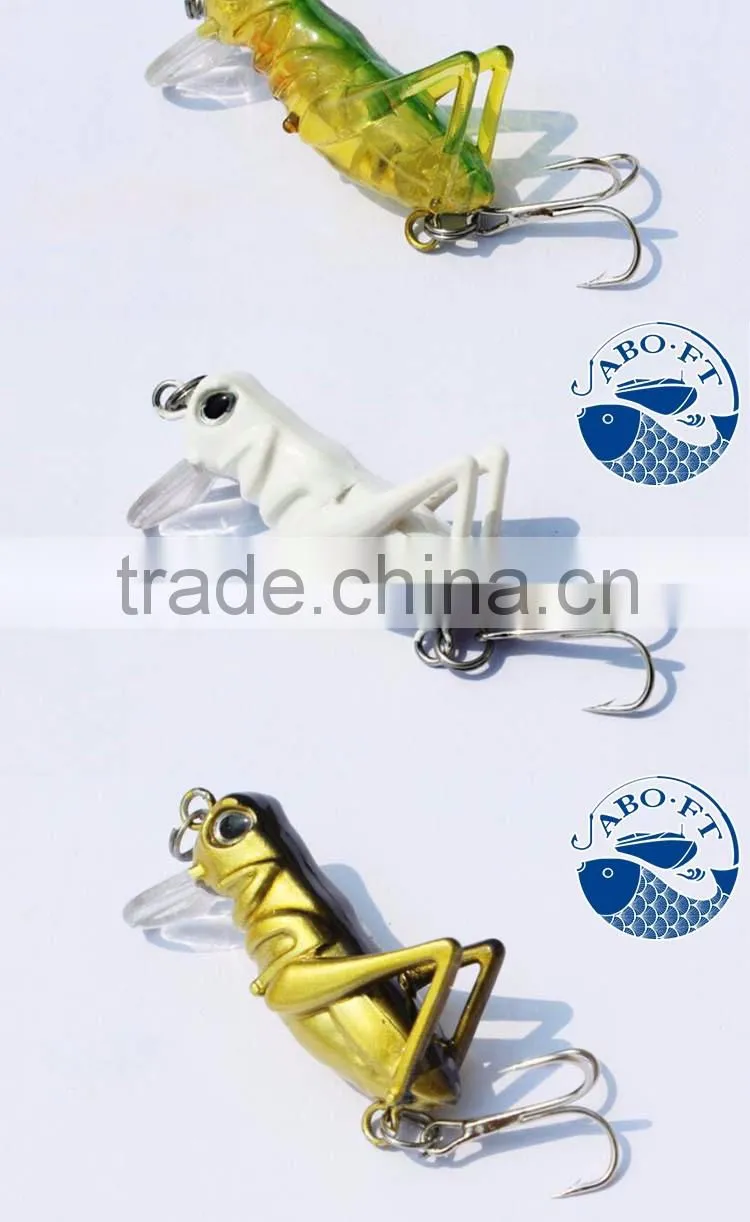 2016 wholesale newest colorful hard cricket bait 3.8cm 3g