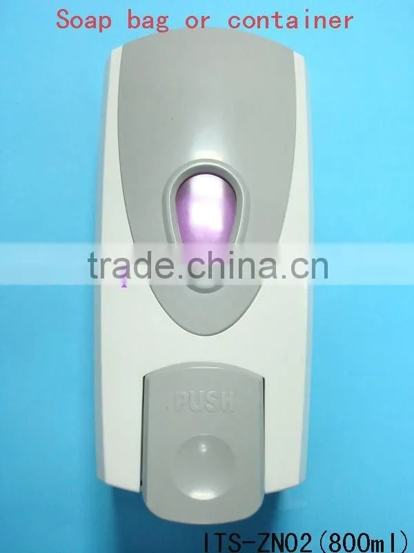 Wall mounted push Plastic foam soap dispenser