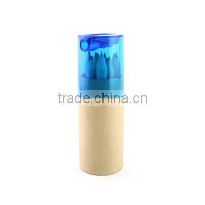 12pcs Mini Coloured Pencil W Sharpener