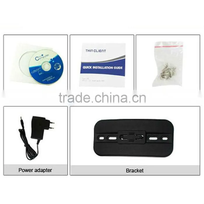 Mini PC Thin Client Dual Core 1GHz CPU Embedded Linux handheld Terminal 512MB RAM Update 1GB Remote Desktop Client L300