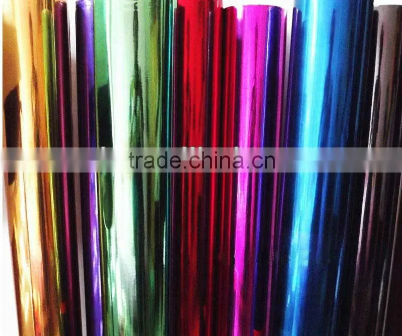Colored Chrome mirror Car Body Sticker,Chrome Stickers For Cars1.52*30m