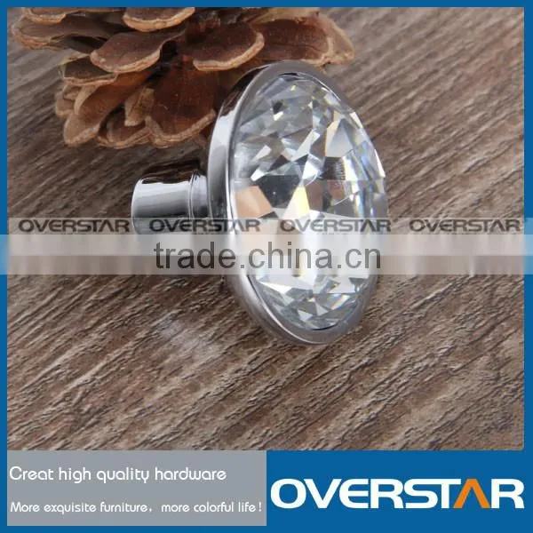 Hot Sale Zinc Alloy Crystal Rhinestone Cabinet Knob