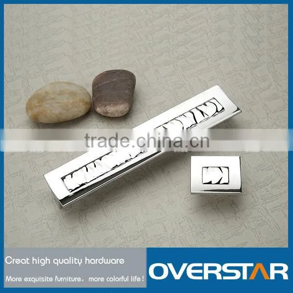 Chrome Big Zinc Alloy Decorative Pull Handles