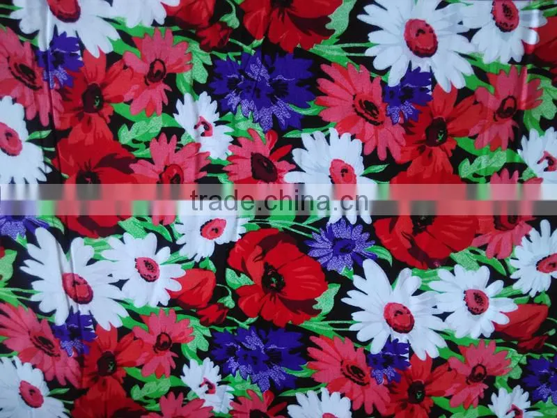 wholesale soft and fashion 100% printed rayon fabric