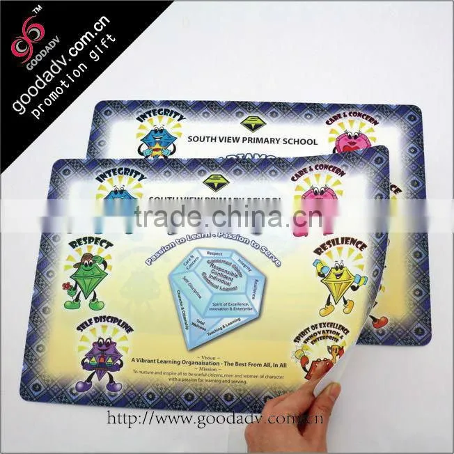 Factory Customized Wholesale round shape Plastic PP Table Mat