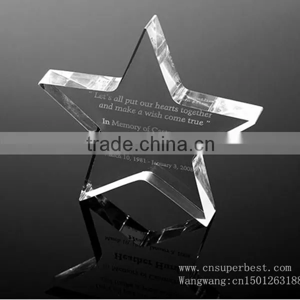 Customized logo acrylic square paper weight