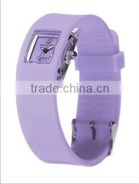 colorful energy silicone waterproof anion watch