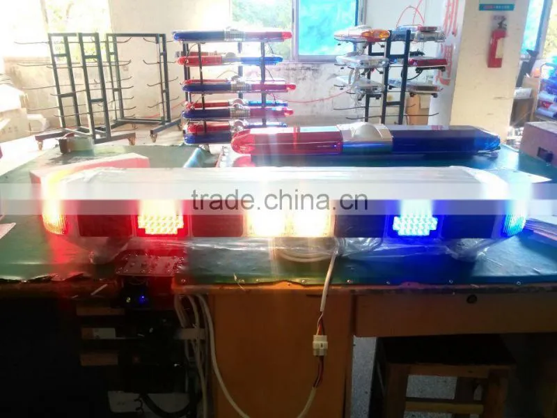 police emergency led lightbar ambulance warning light amber/blue/red