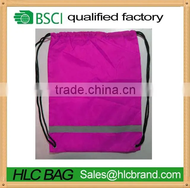 Hot Selling Promotional polyester drawstring bag HL-PB023B