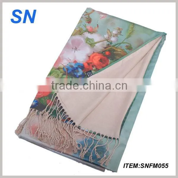2014 winter fashion double layer shawl