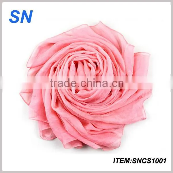 Alibaba china online shopping lady chiffon silk scarf