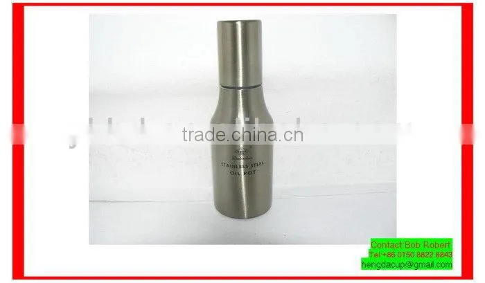 Contemporary promotional 1000ml essential oil stainless steel bottle