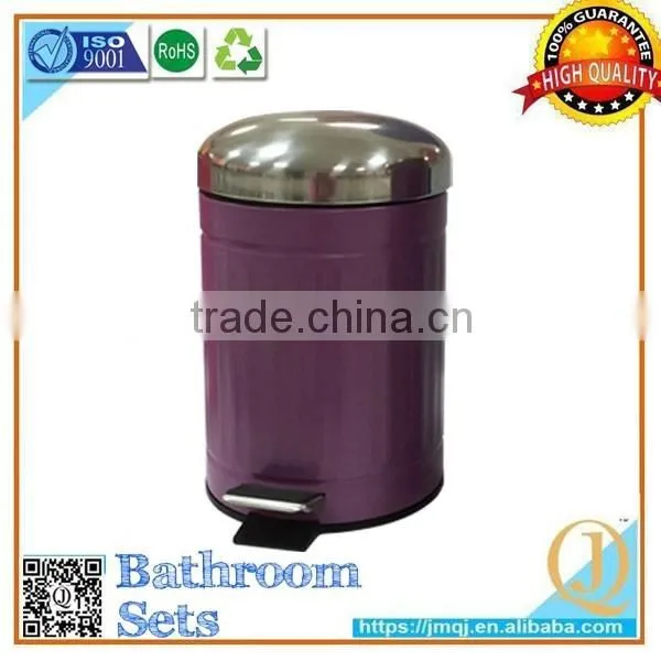 purple Stainless Steel Free Standing Toilet Brush Holder Top Sale