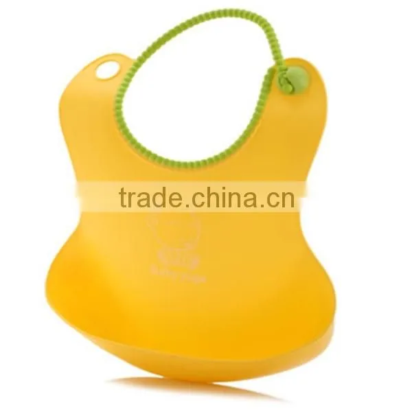 alibaba supplier hot waterproof FDA silicone baby bibs