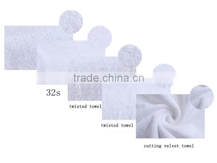 Hot selling 100% terry cotton luxury white hotel towel hotel 21 bath towels