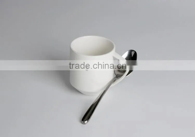 11oz white durable porcelain mug