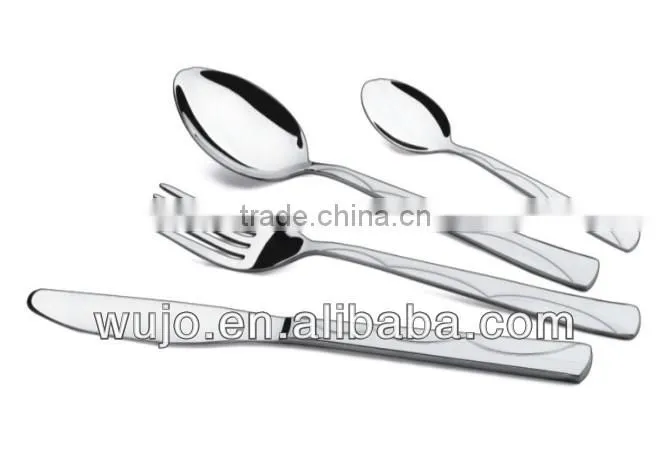 Sanding Stainless Steel Silverware Set