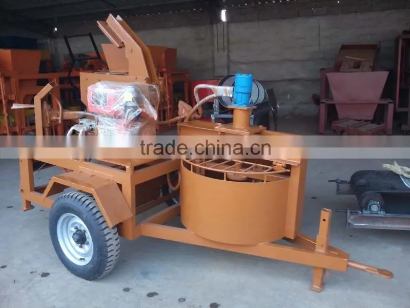 WT1-20M interlocking brick making plant,brick machine with mixer