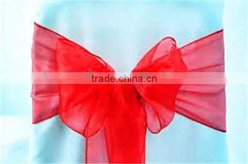 Crystal Organza Chair Sash