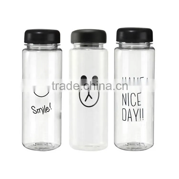 JoyShaker - Fashion Portable Clear My Bottle Sport Plastic Fruit Juice Water Cup 500ML
