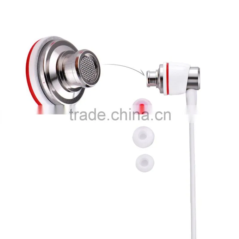 high Grade wire mobile earphone with microphone for mobile with RoHs CE FCC