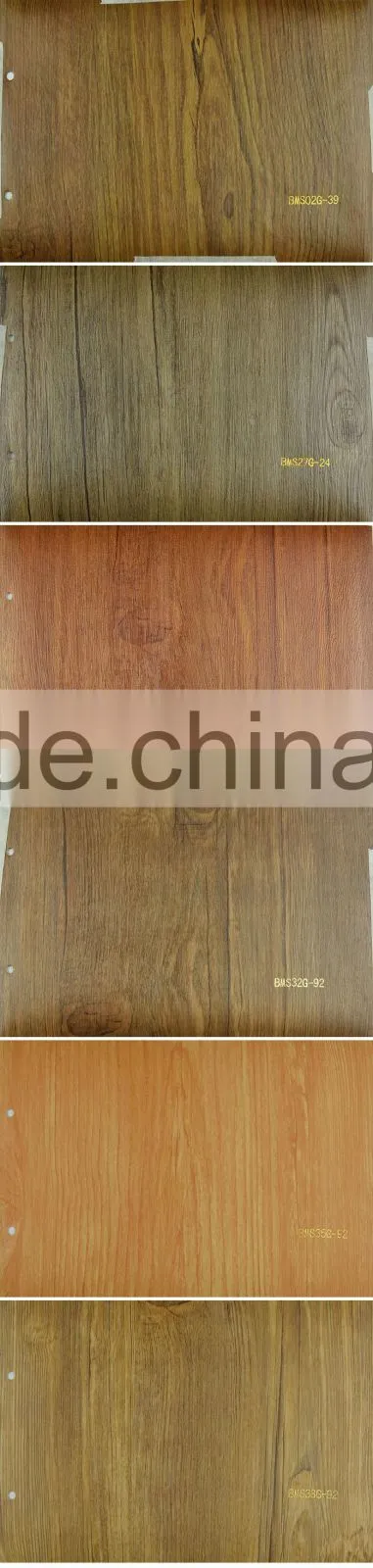 Manufactory Customized vinyl pvc wood grain film