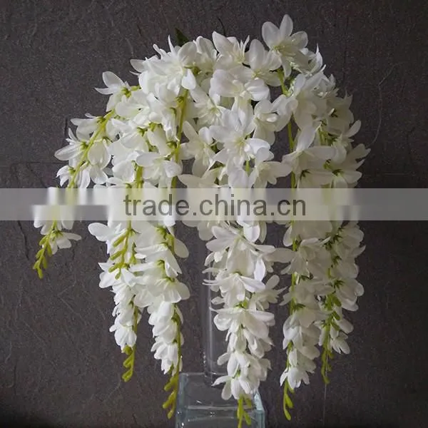 Artificial wisteria silk flower wall decoration