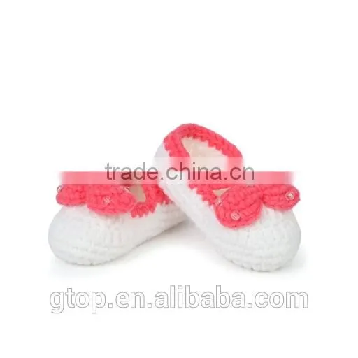 Wholesale Baby Handmade Crochet Shoes Supplier for 1-10 months old S-0006