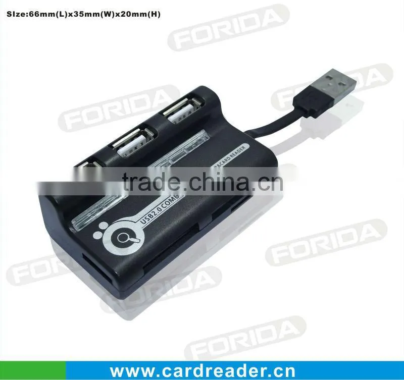 Patent Combo Card Reader Driver with 3 Port