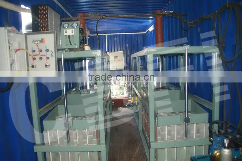 Direct evaporator ice block factory without salt in Guangzhou