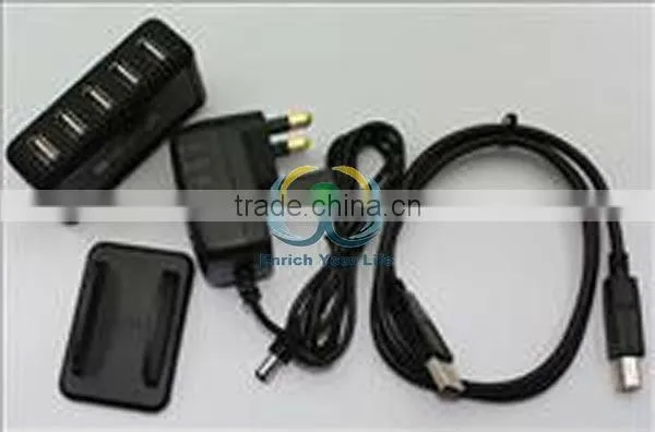 Powered + Free AC Adapter 7 Port USB 2.0 High Speed HUB
