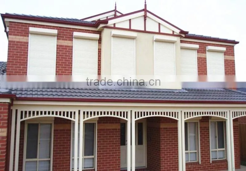 2015 hot sale cheap aluminium motorized roller shutter window