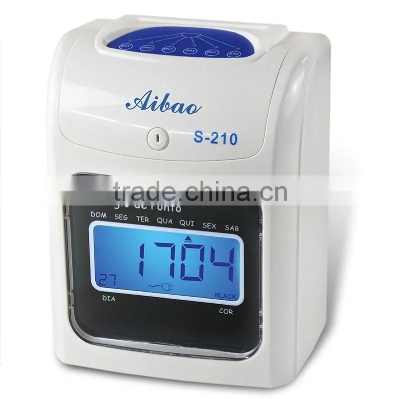 card punch attendance machine for employee