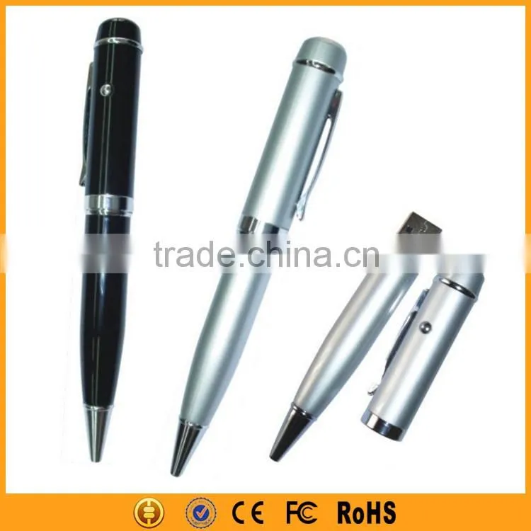 Wholesale Alibaba Fashion Pen Shape Metal Custom USB Pen