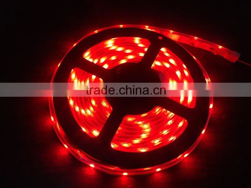 48leds/m 5050 SMD Single Color LED Flexible Strip, DC12V/24V input, 5m/roll, waterproof IP20/IP65/IP67