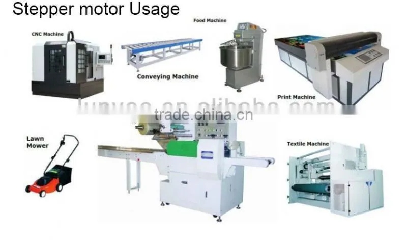 Motor stepper, Hybrid Stepper motor nema23 for CNC machine