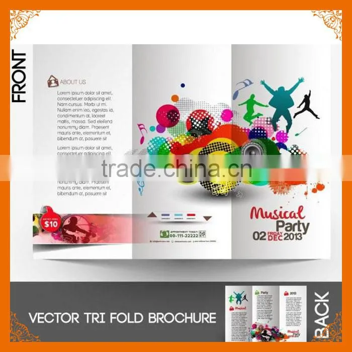 foldable leaflet and flyers printing
