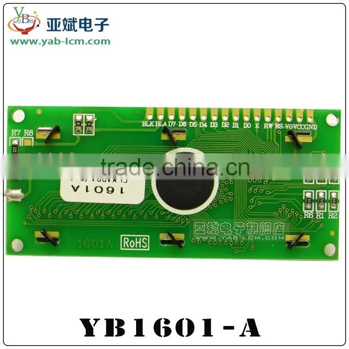 16x1 lcd display module (NO:YB1601A)