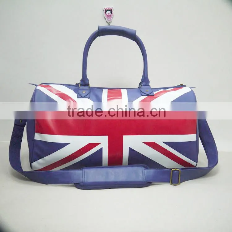 Dongguan promotion travel bag new design tote bags large capacity leathe bag